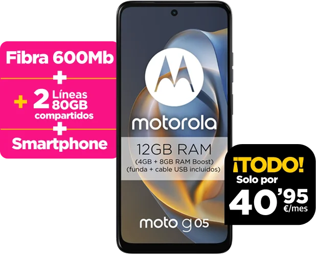 Moto G 05 Fibra 600